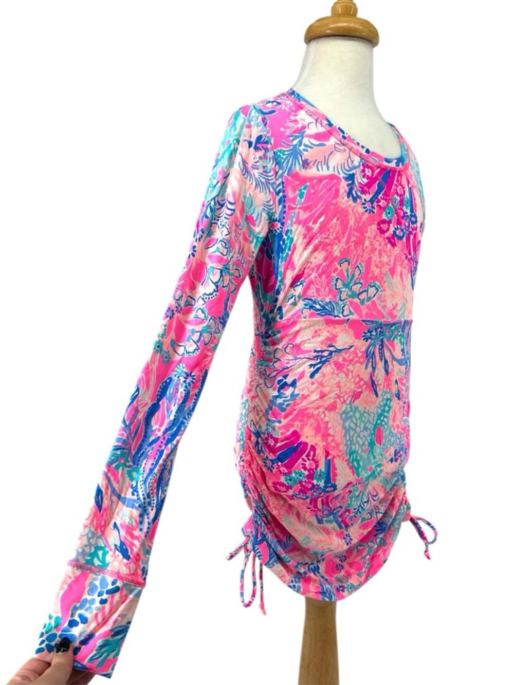 Lilly Pulitzer UPF 50+ Luxletic Meryl Nylon Weslee Convertible Sunguard XS - Picture 6 of 12